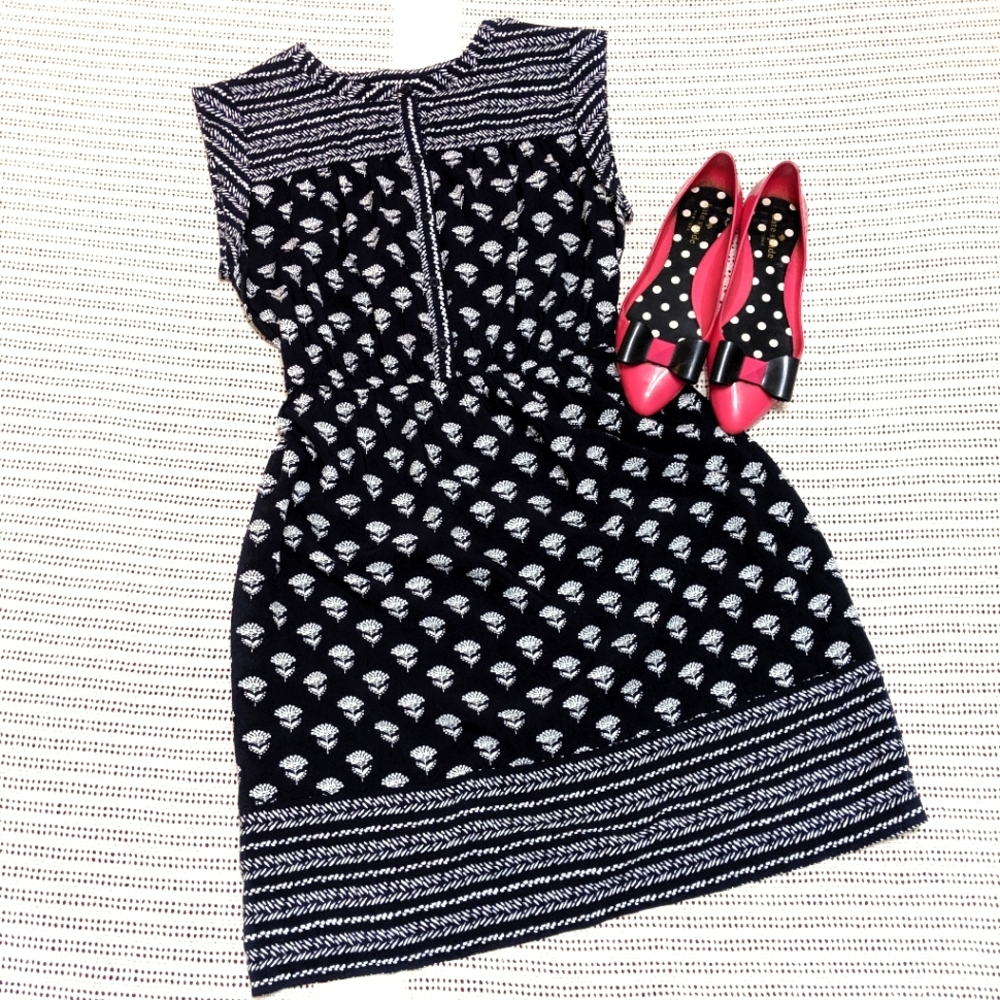 Loft Dark Blue Summer Dress Size S